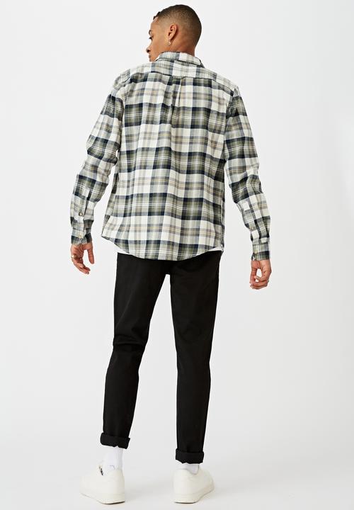 Cotton On - Skinny stretch chino - black