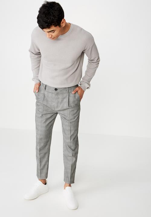 Cotton On - Oxford trouser - black 