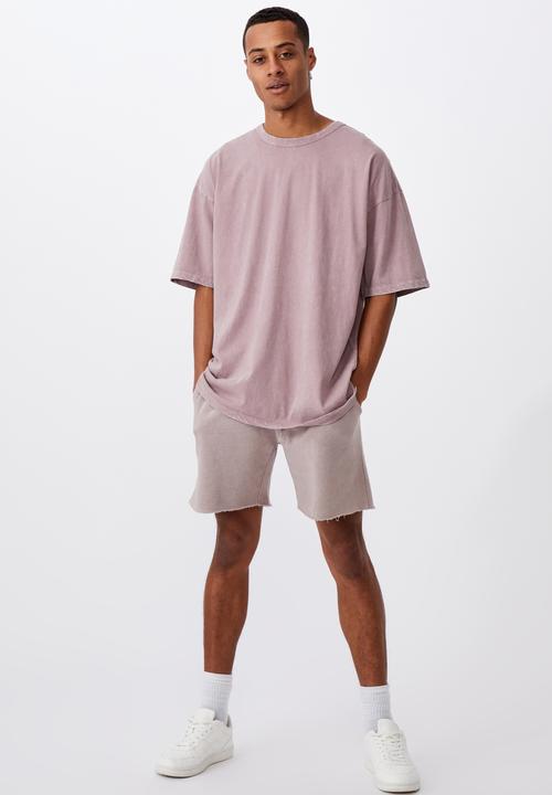 Cotton On - Oversized droptail tee - plum