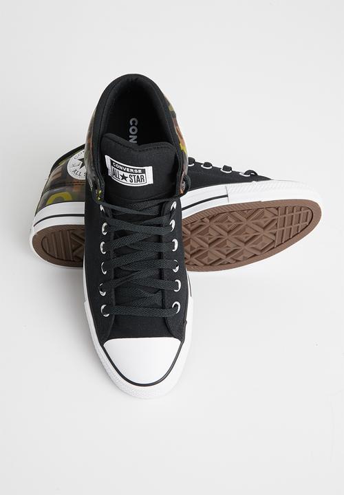 Converse - Chuck Taylor All Star high street logo print mid - black/multi/white