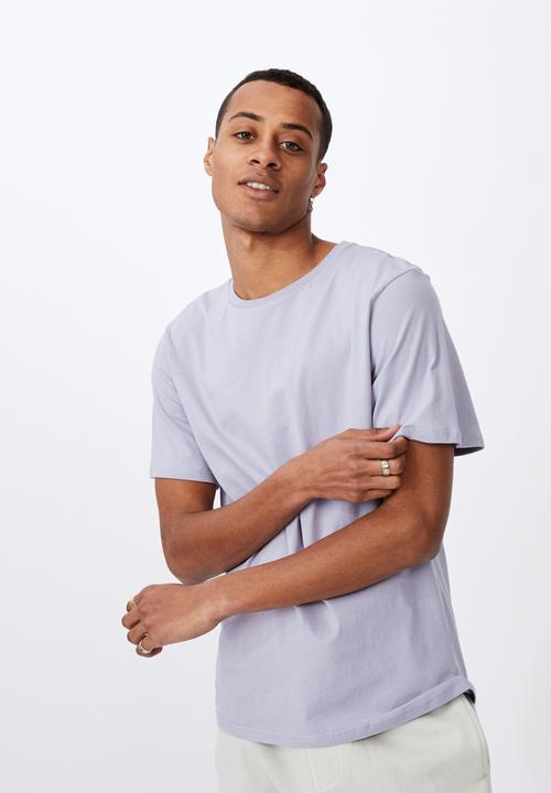 Cotton On - Essential crew T-shirt - purple dust