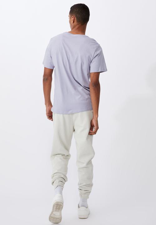 Cotton On - Essential crew T-shirt - purple dust