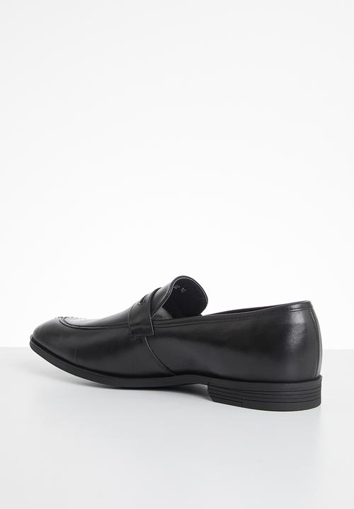 John Drake - Penny slip-on - black