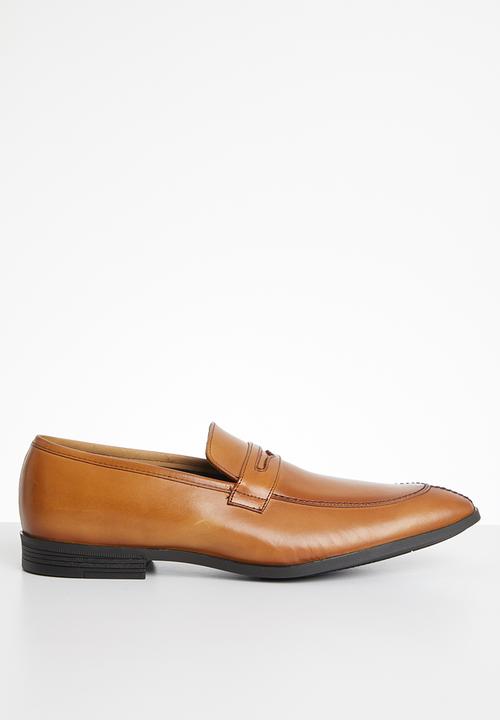 John Drake - Penny slip-on - dark tan