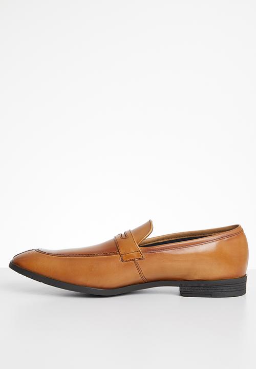 John Drake - Penny slip-on - dark tan