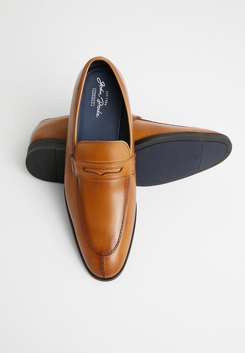 John Drake - Penny slip-on - dark tan