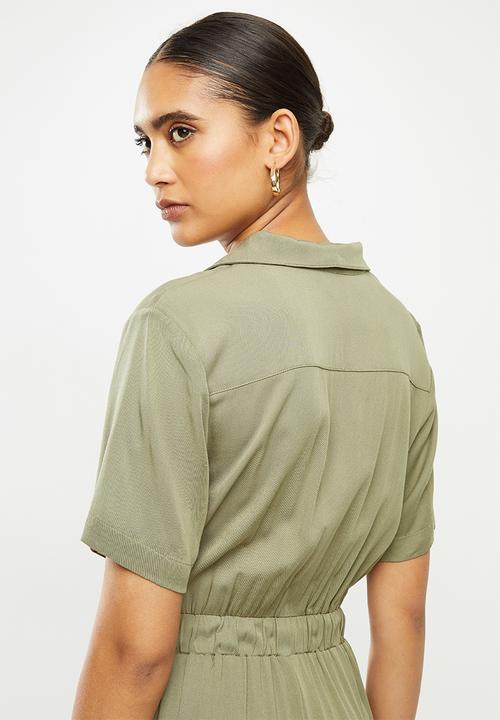 Brave Soul - Doreen jumpsuit - khaki