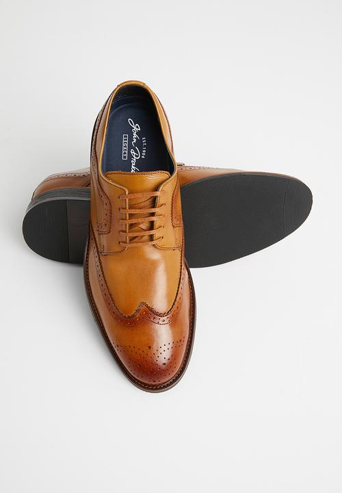 John Drake - Derby brogue - dark tan