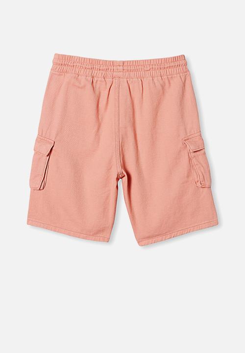 Free by Cotton On - Charlie cargo short - smoked salmon