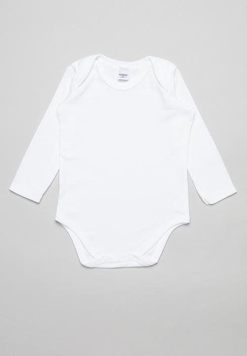 Pop Candy - 2 Pack long sleeve body vest - blue & white
