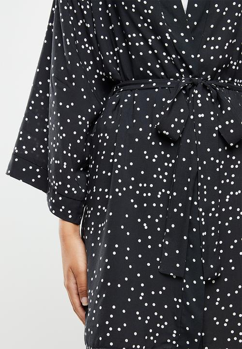 Superbalist - Short robe - black 