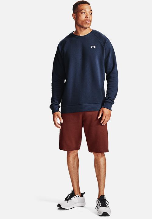 Under Armour - UA rival fleece multilogo short - red