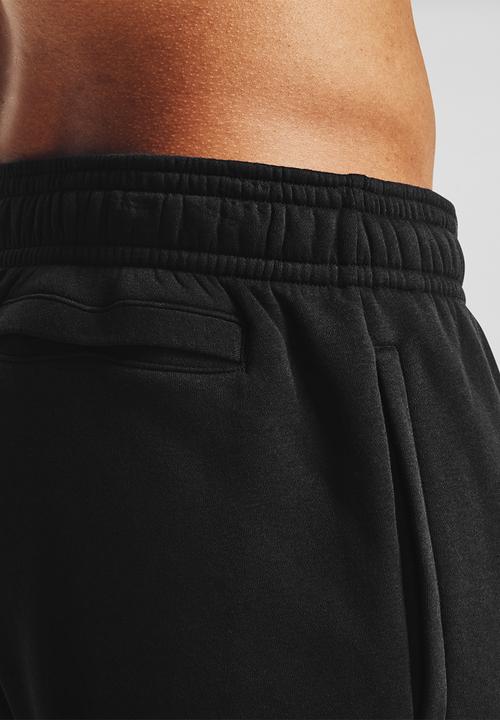 Under Armour - UA rival fleece graphic joggers - black