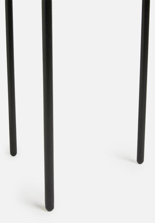 Sixth Floor - Juniper side tables - brown & white