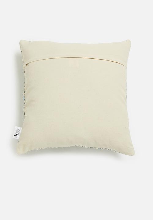 Sixth Floor - Kian cushion cover - blue heaven 