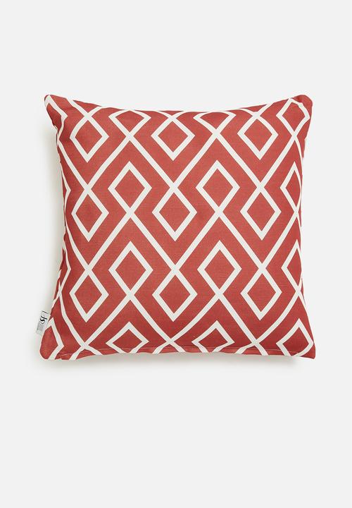 Sixth Floor - Gem cushion cover - clay