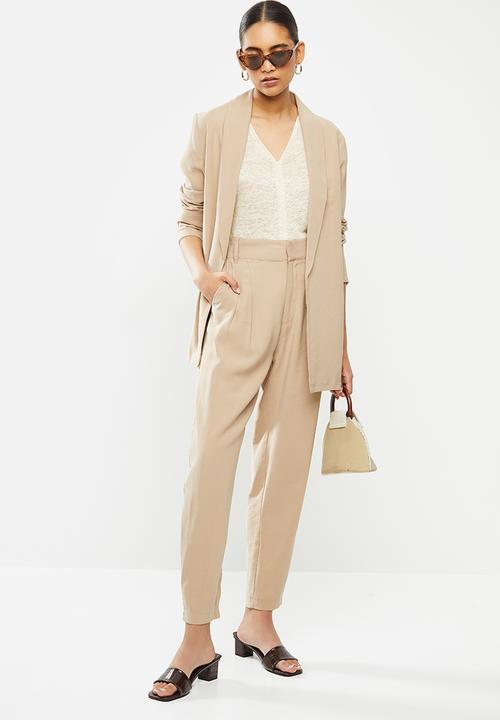 MANGO - Linito T-shirt - neutral