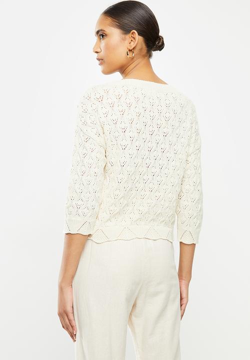 MANGO - Blouse balun - neutral