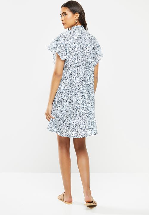 MANGO - Dress cecilia - blue 