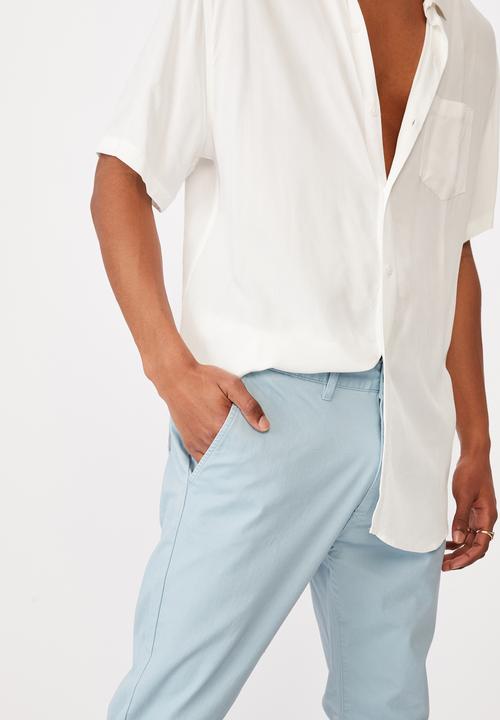 Cotton On - Skinny stretch chino - ice blue