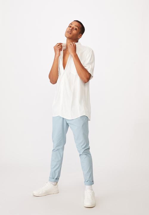 Cotton On - Skinny stretch chino - ice blue