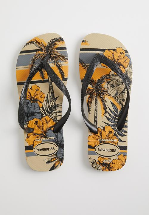 Havaianas - Aloha - brown & black