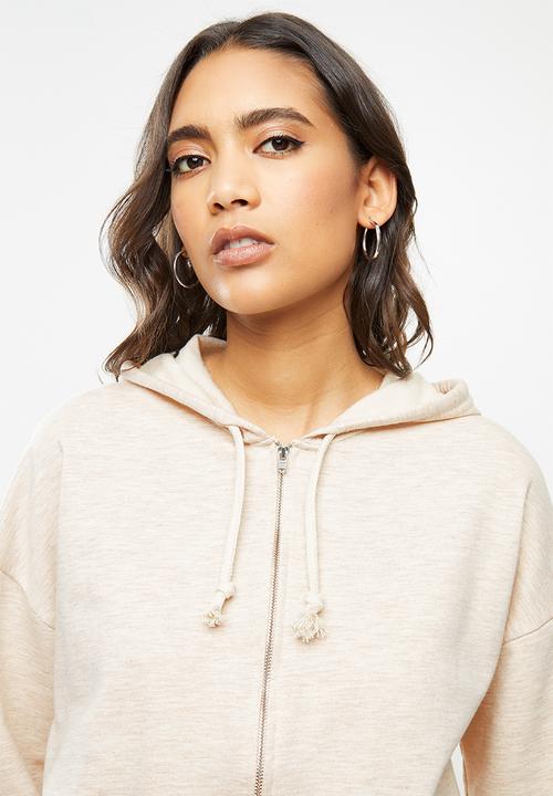 Me&B - Zip-through track top - beige 