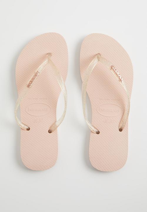 Havaianas - Slim logo metallic - pink