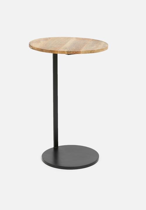 Sixth Floor - Noah side table - black 