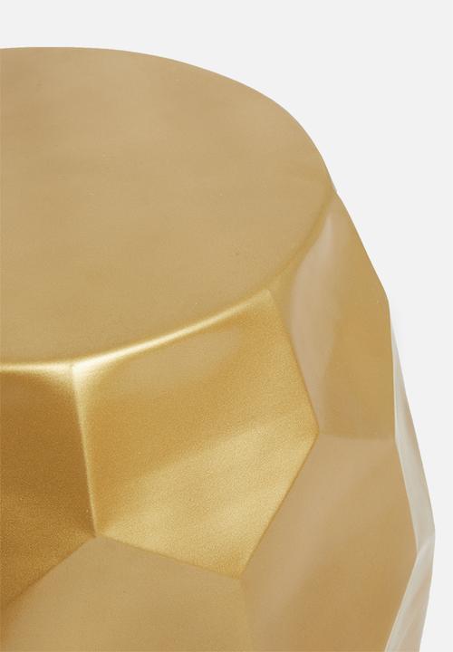 Sixth Floor - Isla side table - gold 