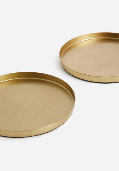 Sixth Floor - Coaster set of 4 - bronze