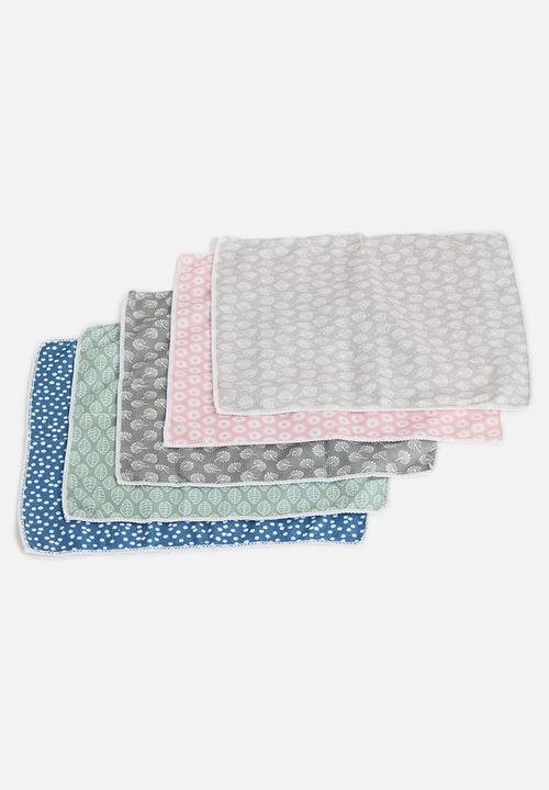 Excellent Houseware - Microfibre cloth set of 5 - multi