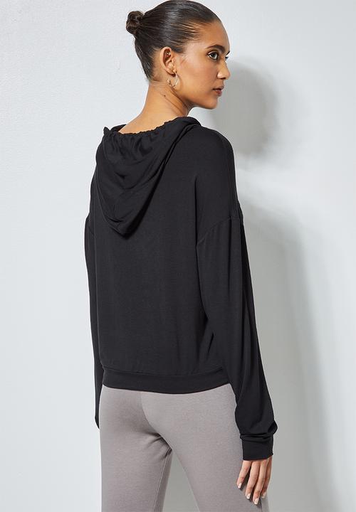 Superbalist - Soft lightweight hoodie - black