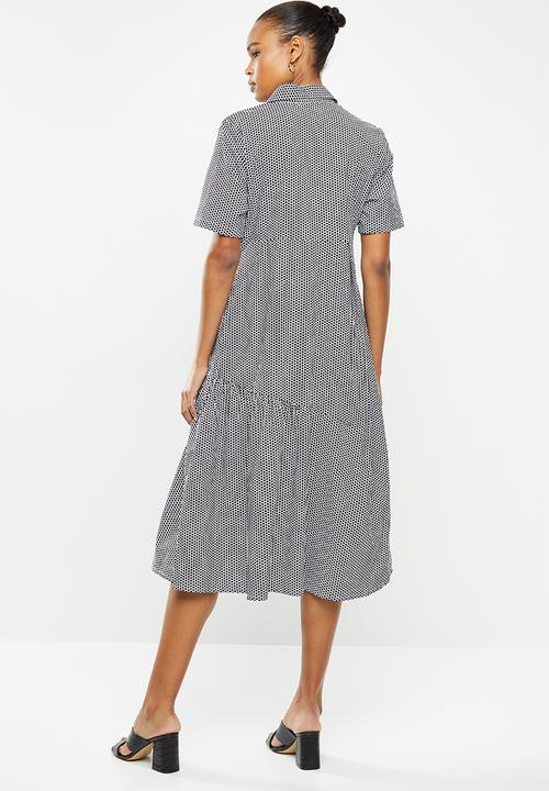 AMANDA LAIRD CHERRY - Kuhlanga dress - black & white