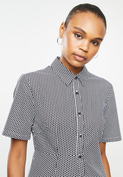 AMANDA LAIRD CHERRY - Kuhlanga dress - black & white