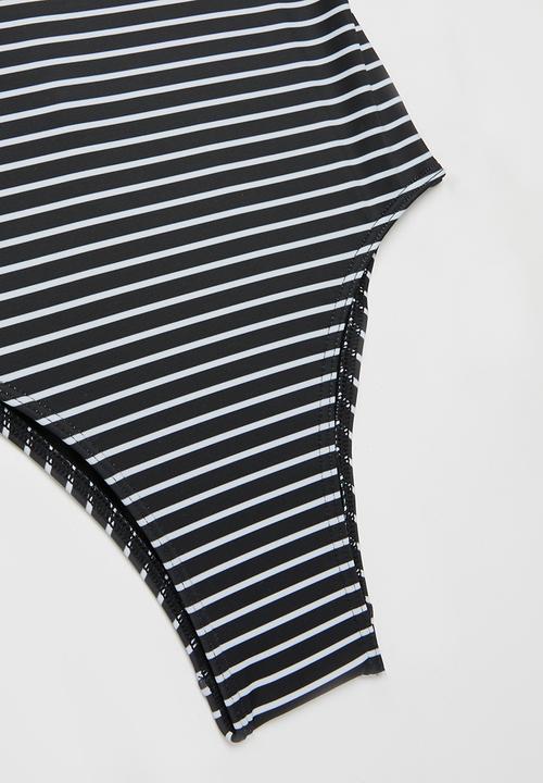 Roxy - Riding time sporty one piece - black & white