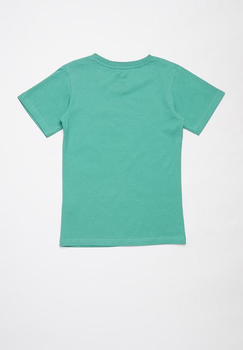 JEEP - Pablo boys short sleeve graphic print tee - green