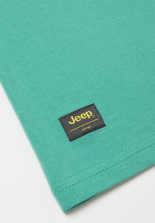 JEEP - Pablo boys short sleeve graphic print tee - green