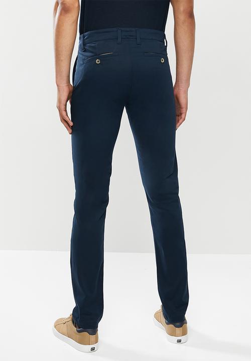 POLO - Carson stretch slim leg chino - navy