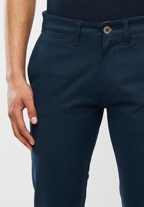 POLO - Carson stretch slim leg chino - navy