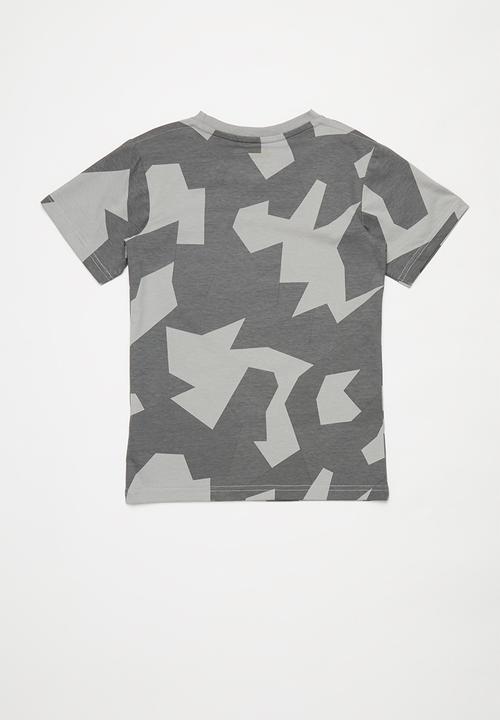 JEEP - Pascal boys short sleeve graphic print tee - grey