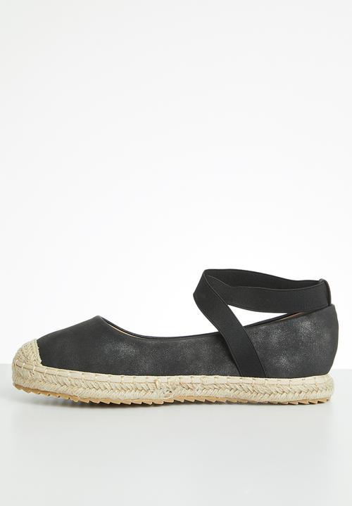 Butterfly Feet - Katlin espadrille - black