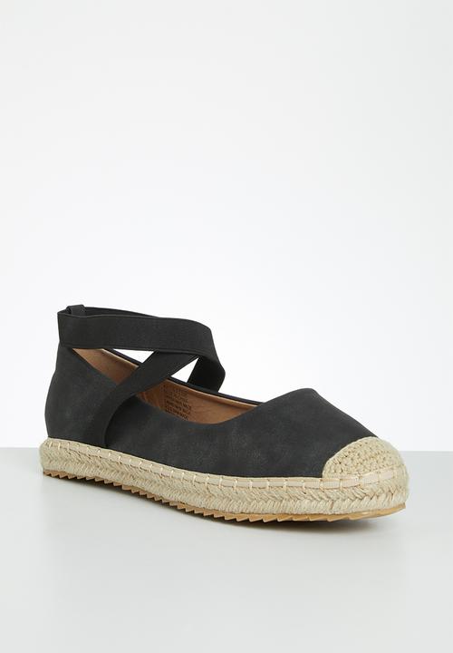 Butterfly Feet - Katlin espadrille - black