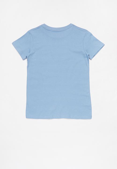Quiksilver - Comp logo short sleeve top - blue 