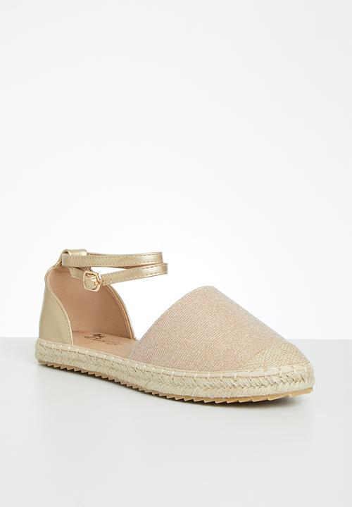 Butterfly Feet - Karla espadrille - rose gold