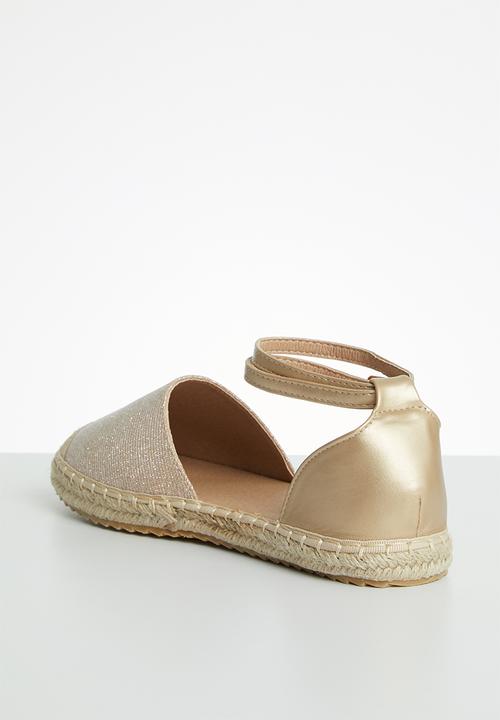 Butterfly Feet - Karla espadrille - rose gold