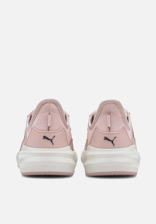 PUMA - Platinum shimmer trainers - peachskin & puma black