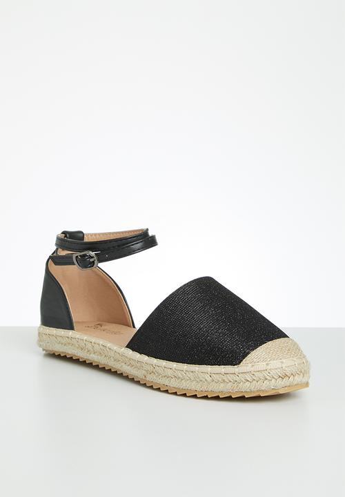 Butterfly Feet - Karla espadrille - black