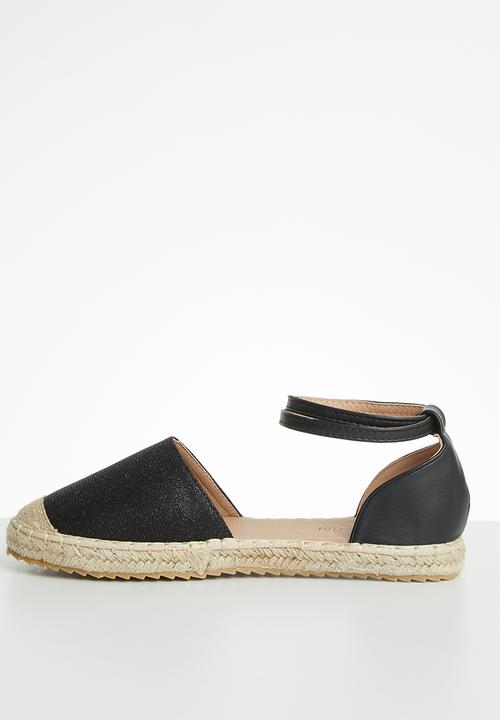 Butterfly Feet - Karla espadrille - black