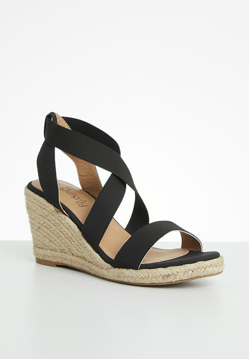 Butterfly Feet - Quantom wedge - black